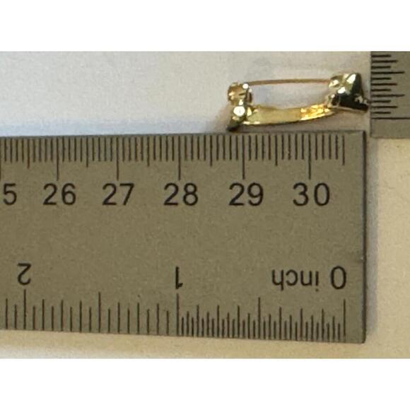 Vintage Gold Safety Pin Brooch - Picture 3 of 3